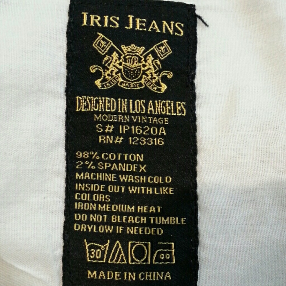 Iris Patterned Jeans - Picture 5 of 6